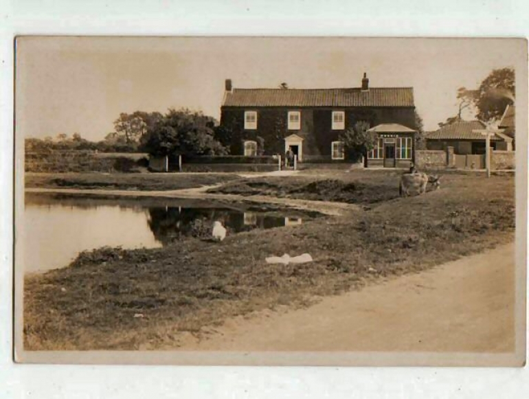 Photograph. Morris's Butcher's Shop (Great Massingham Archive).